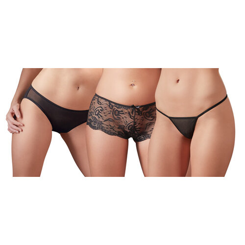 Image of 3-Delig Ondergoedsetje - Zwart