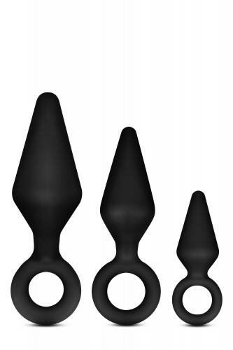 Anal Adventures Platinum Siliconen Anaal Plug Set