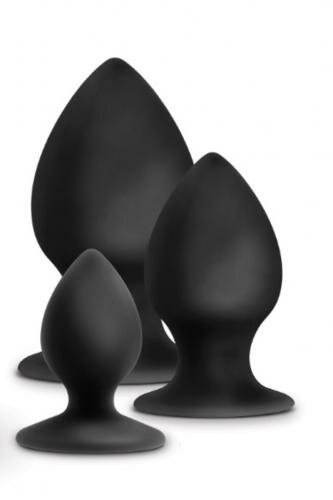 Anal Adventures Platinum Stout Anaal Plug Set